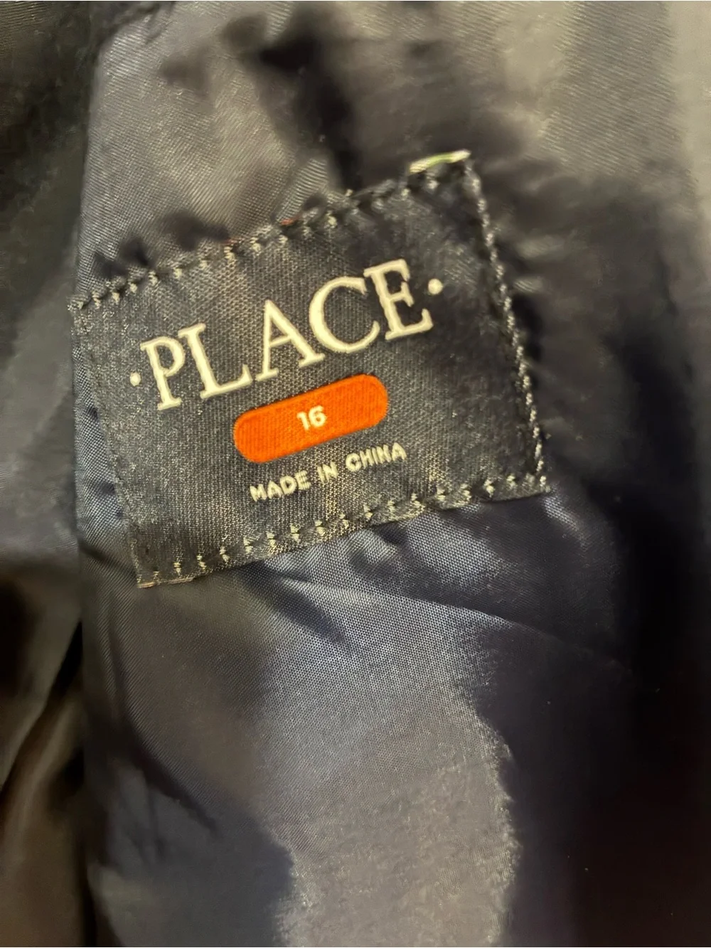 The Children's Place Boys Navy Blazer Suit Jacket NWT US Size 16 